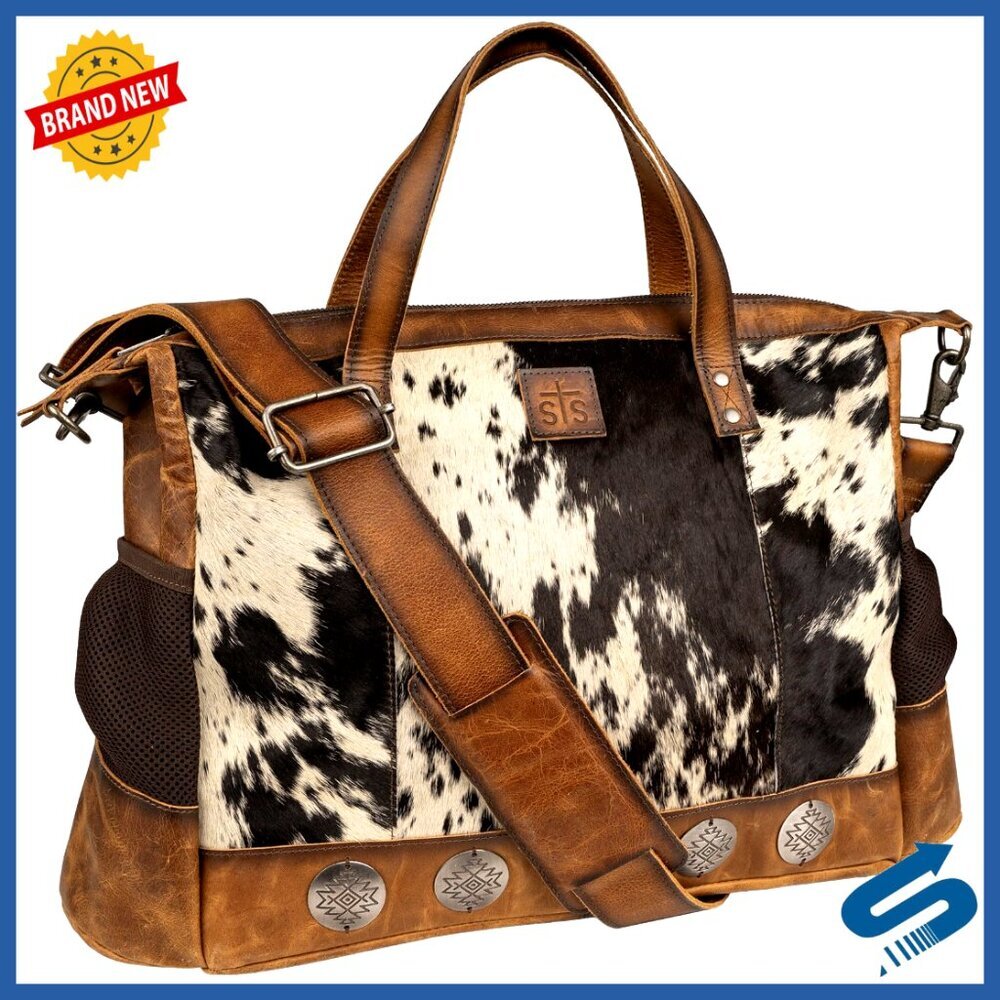 Full Grain Leather Multi Bag Backpack 16.5x13 Spacious Shoulder Bag